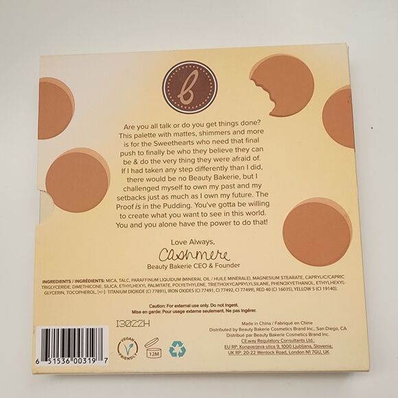 BEAUTY BAKERIE PREOOF IS IN PUDDIN EYESHADOW PALETTE MATTE SHIMMER NEUTRAL 9 PAN - Picture 3 of 5